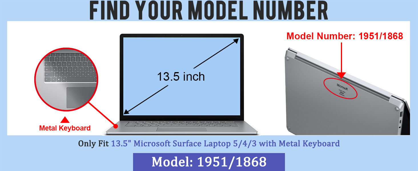 surface laptop 5 case 13.5 inch