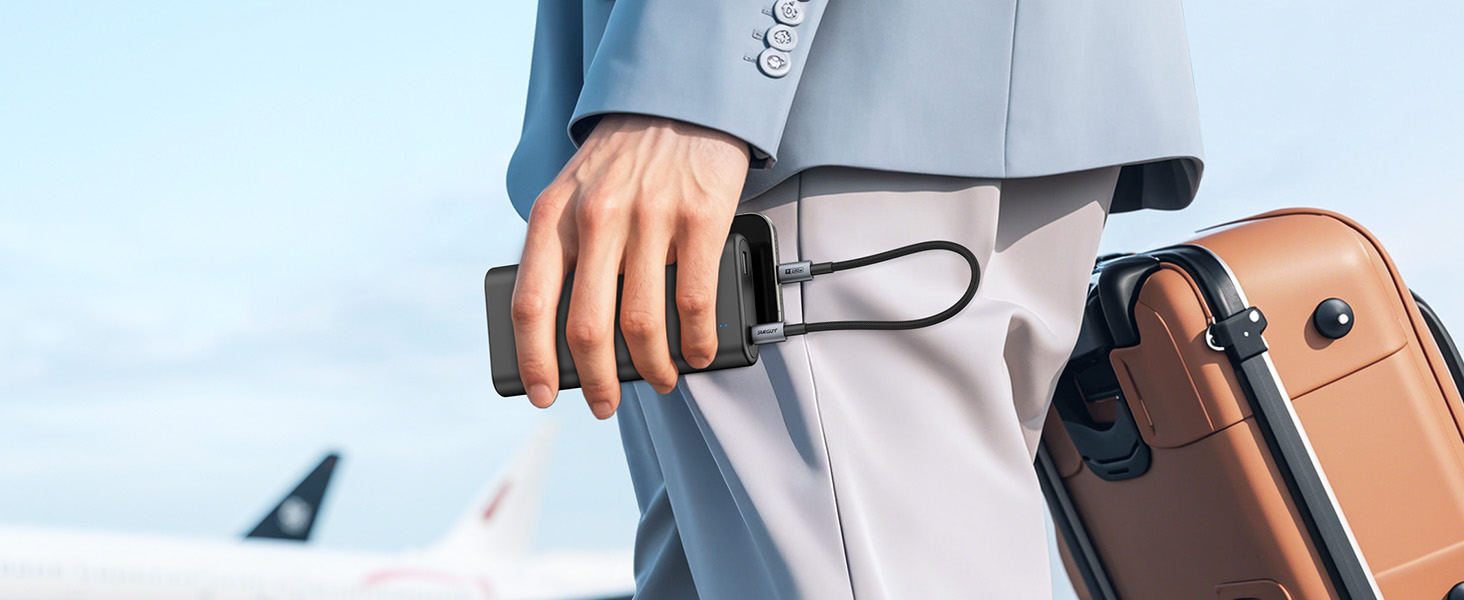 Portable USB-C Fast Charging Cable Perfect for Travel, Business Trips &amp;amp; On-the-Go Charging