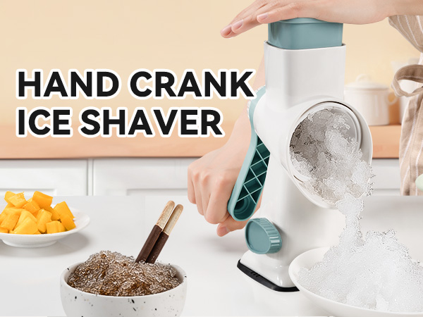 hand crank ice shaver
