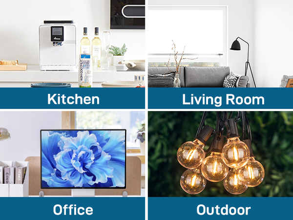 3-Outlet Grounding Adapter