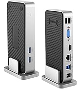 BENFEI USB 3.0 Universal Docking Station Dual Monitor HDMI VGA Compatible with Mac Windows, USB 3...