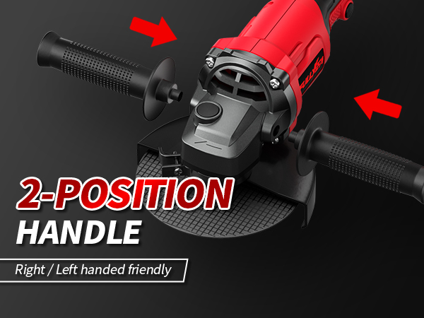 Cordless Angle Grinder 4-1/2&amp;#34; Brushless Metal Grinder 12000 RPM