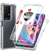 DpS for TCL K32 5G/TCL K33 5G 3-in-1 Case, TCL K32 5G with Screen Protector, Dual-Layer TCL K33 5...