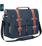 MATEIN Laptop Briefcase for Work, 15.6 Inch Mens Messenger Bag with External USB Charging Port, W...