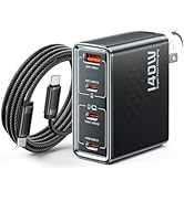 Toocki 140W USB C Charger Block, 4-Port GaN Fast Charging Foldable Compact Wall Charger for MacBo...