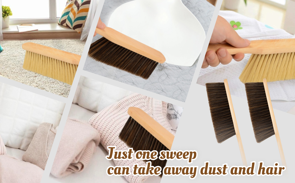 wooden hand broom