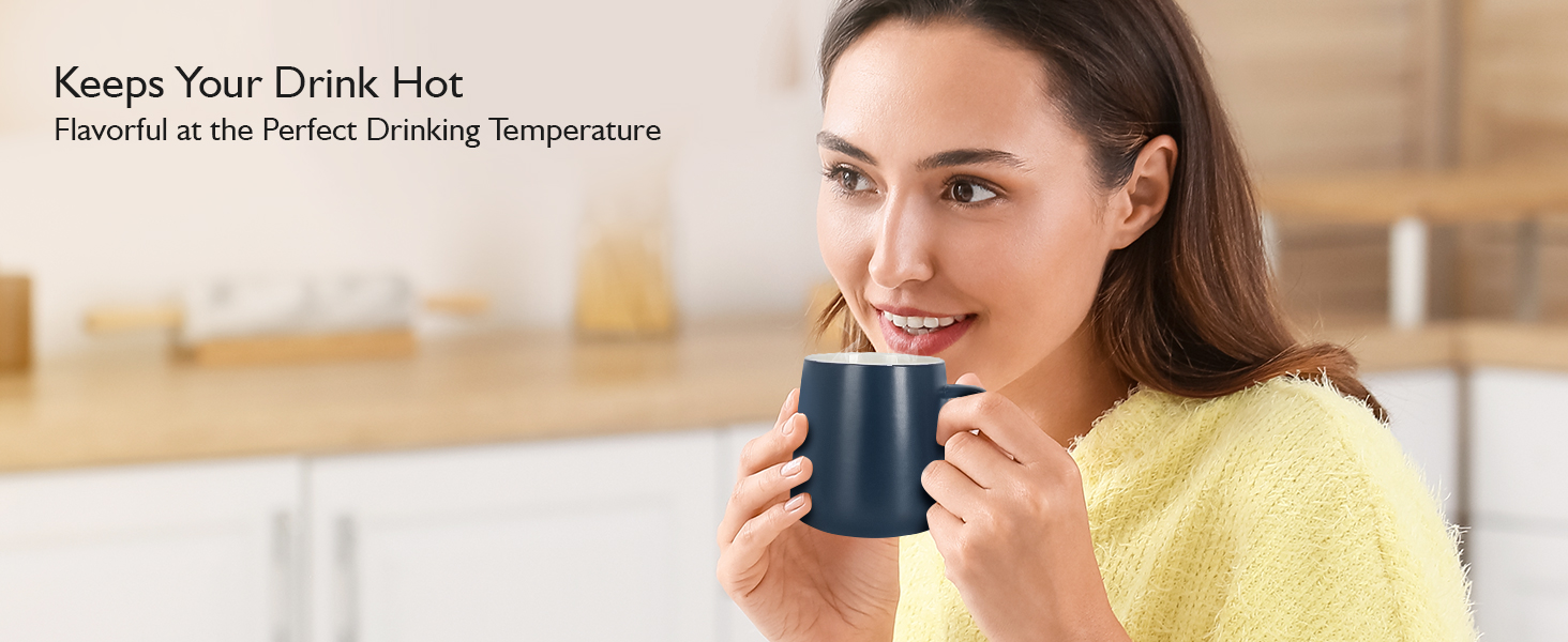 Fine Ceramic Self-Heating Mug