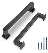 KNOKLOCK 10 Pack 5 Inch(128mm) Kitchen Cabinet Handles Matte Black Cabinet Pulls Kitchen Cabinet ...