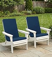 high back outdoor chair cushion