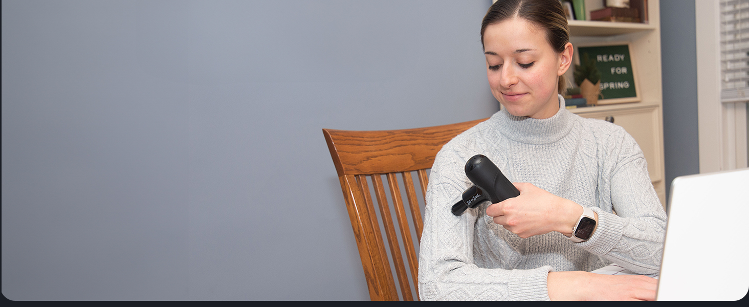massage gun with heat