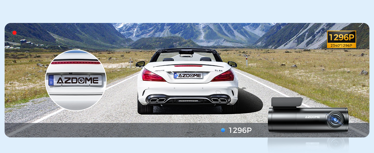 AZDOME M300 Front Dash cam