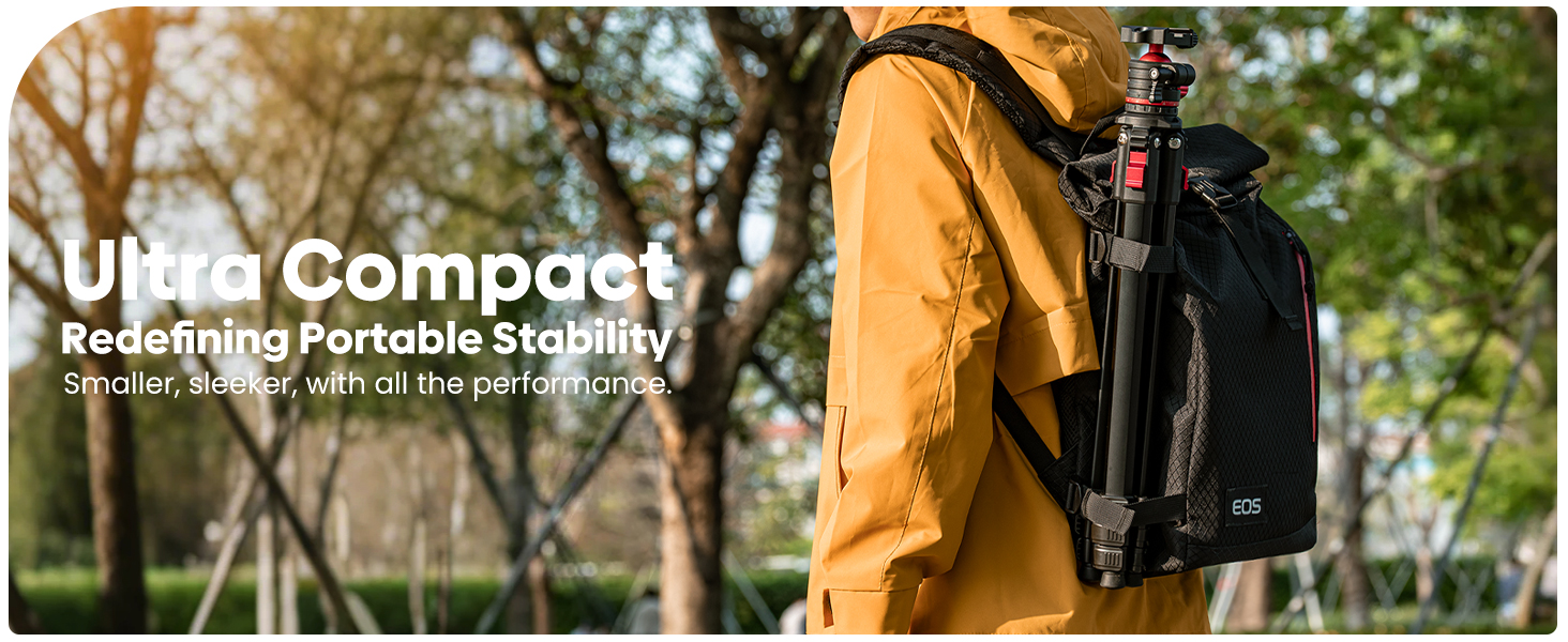 Ultra Compact, Portable Camera Ball Head Tripod