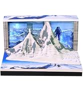 3D Time Piece Calendar, 2027 Desk Calendar With LED Light, 3d Tree Memo Pad Creative Desk Calenda...