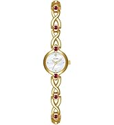 Gosasa Elegant Pearl Women’s Dress Watch, Gold Bracelet, Petite Oval Mother-of-Pearl Dial, Quartz...