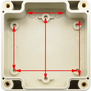 Wiring hole (internal view)