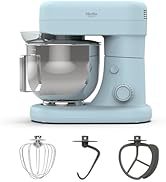 Martha Stewart Tilt-Head Stand Mixer,?12 Speed, 5.3QT Stainless Steel Bowl, Splash Guard with Pou...