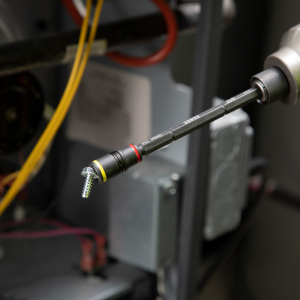 Rare-Earth magnet secures fasteners