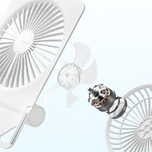 JISULIFE Small Desk Fan