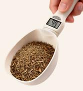 Handheld Electronic Measuring Spoon, Digital Measuring Spoon with Unit Conversion Function 800g/0...