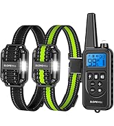 Dog Training Collar with Remote, 4200FT Electronic Dog Shock Collar with Beep, Vibration, Shock, ...