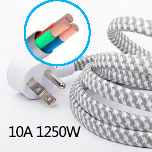 5 Feet Braided Extension Cord
