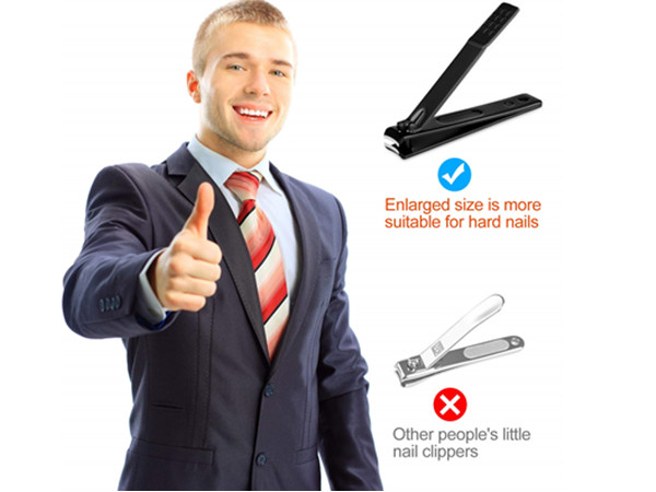 Enlarged Nail Clippers for Hard Nails