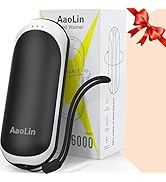 AaoLin Hand Warmers Rechargeable, Ergonomic 360° Heating Electric Hand Warmer, 6000mAh Portable P...