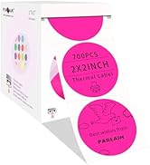 PARLAIM 2 Inch Round Thermal Sticker Labels,Self-Adhesive Circle Sticker Labels for Thermal Print...