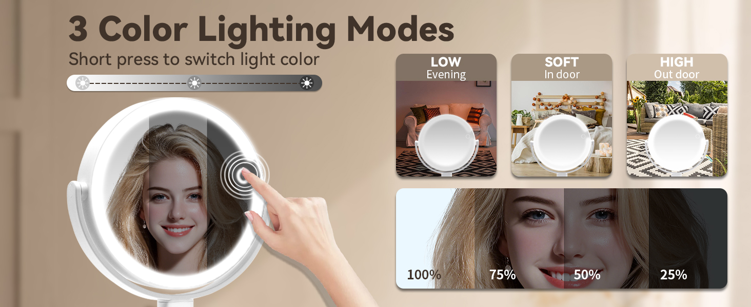 makeup mirror with lights