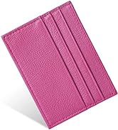 URAQT Credit Card Holder Wallet, RFID Blocking Leather Ultra Slim Wallet, Thin Minimalist Credit ...