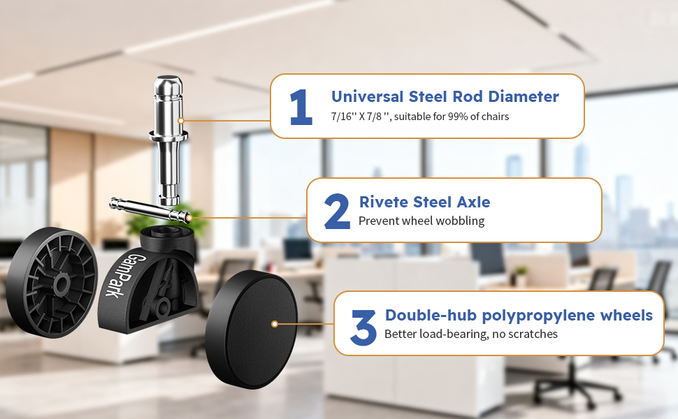 caster wheels