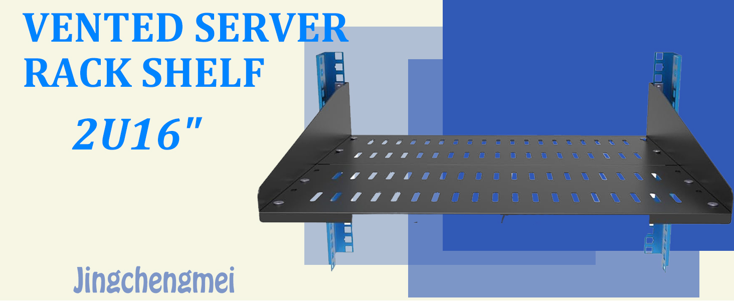 2U Vented Server Rack Shelf