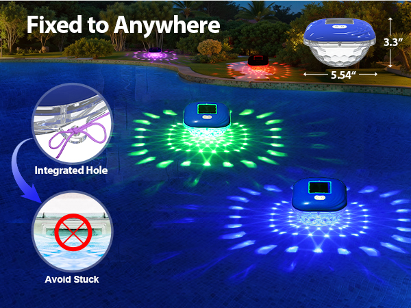 solar pool floating lights