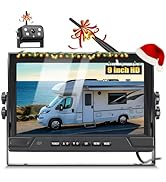 9-inch IPS Screen Wireless Reverse Camera Anti-Interference IP68 Waterproof Infrared Night Vision...