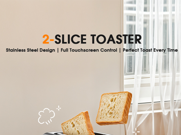Touch Screen Toaster 2 Slice