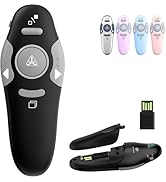 QUI Presentation Clicker Wireless Presenter Remote Clicker for PowerPoint Presentation Remote, Po...