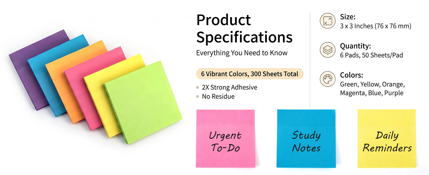 6 Vibrant Color-Coding System