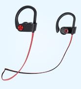 TONEMAC U8 Bluetooth 5.3 Headphones, Wireless Earbuds with 15 Hours Playtime, IPX7 Waterproof Spo...