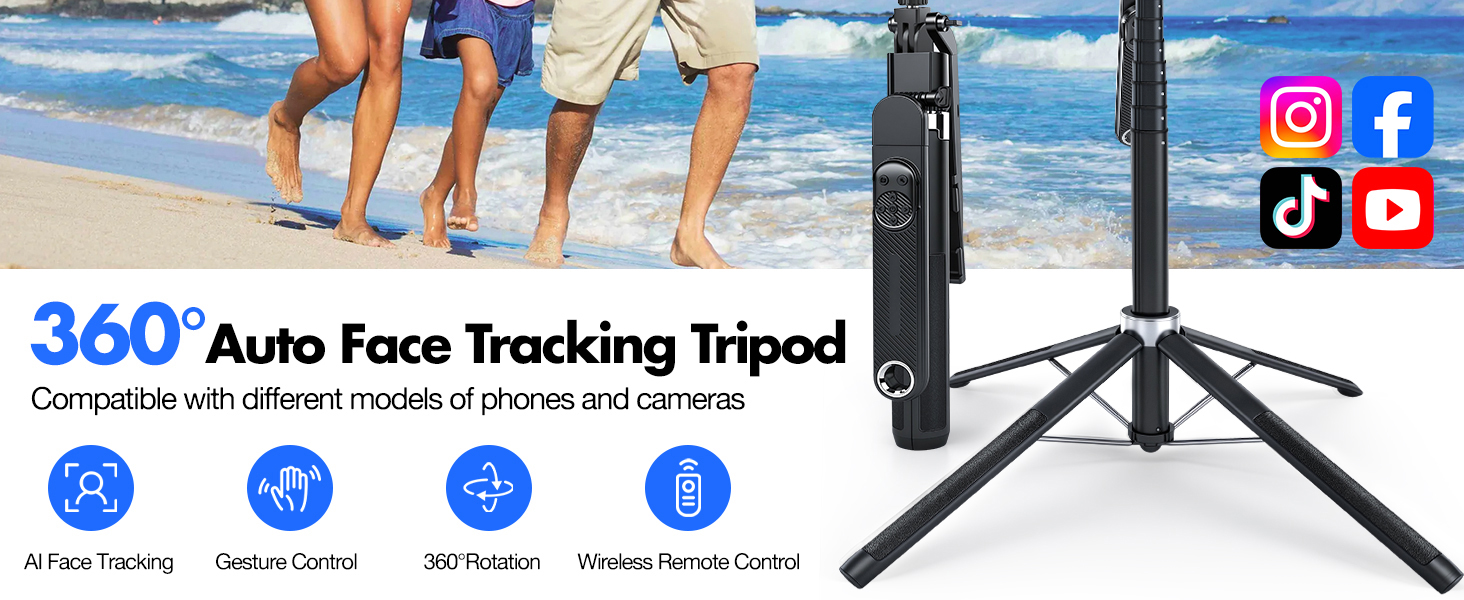 Auto Face Tracking Tripod