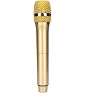 GOWENIC Microphone,Metal Dual Professional UHF Cordless Dynamic Mic Handheld Microphone System, f...