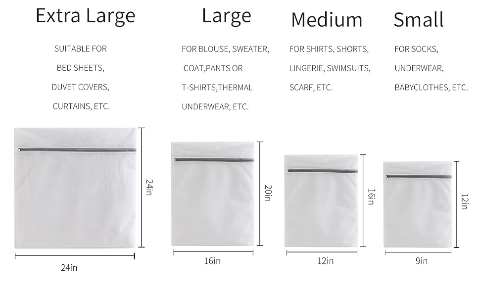 Laundry bag size