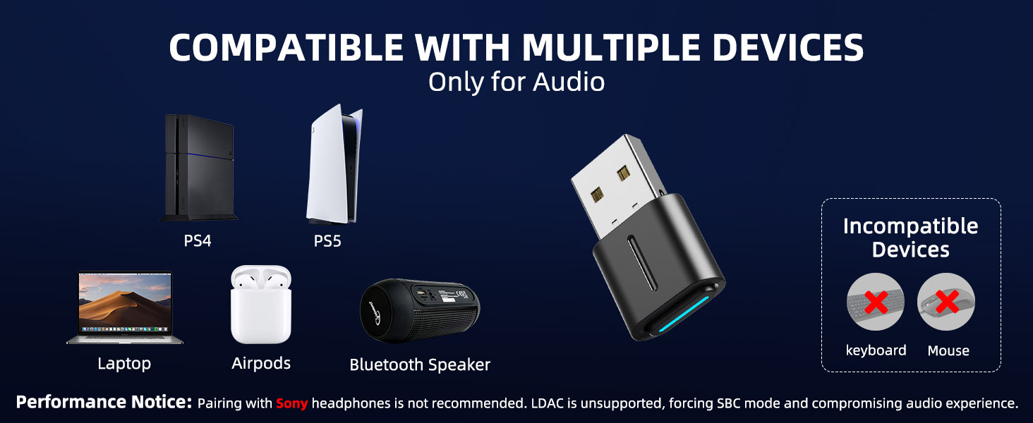 compatible with multiple devices