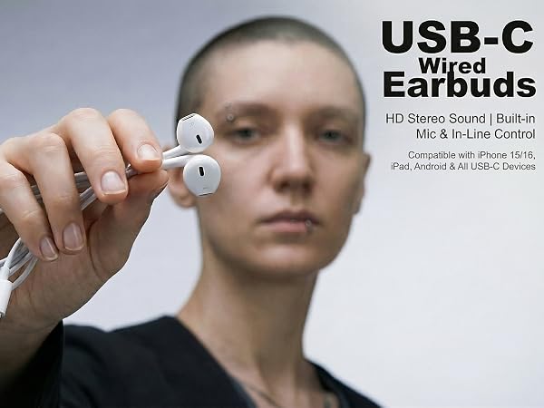 USB C Headphones for iPhone 17