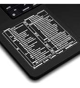 Afterplug Mac OS Keyboard Shortcuts Sticker, 50+ Shortcuts for 13-16 inch MacBook Pro &amp; Air (Spac...