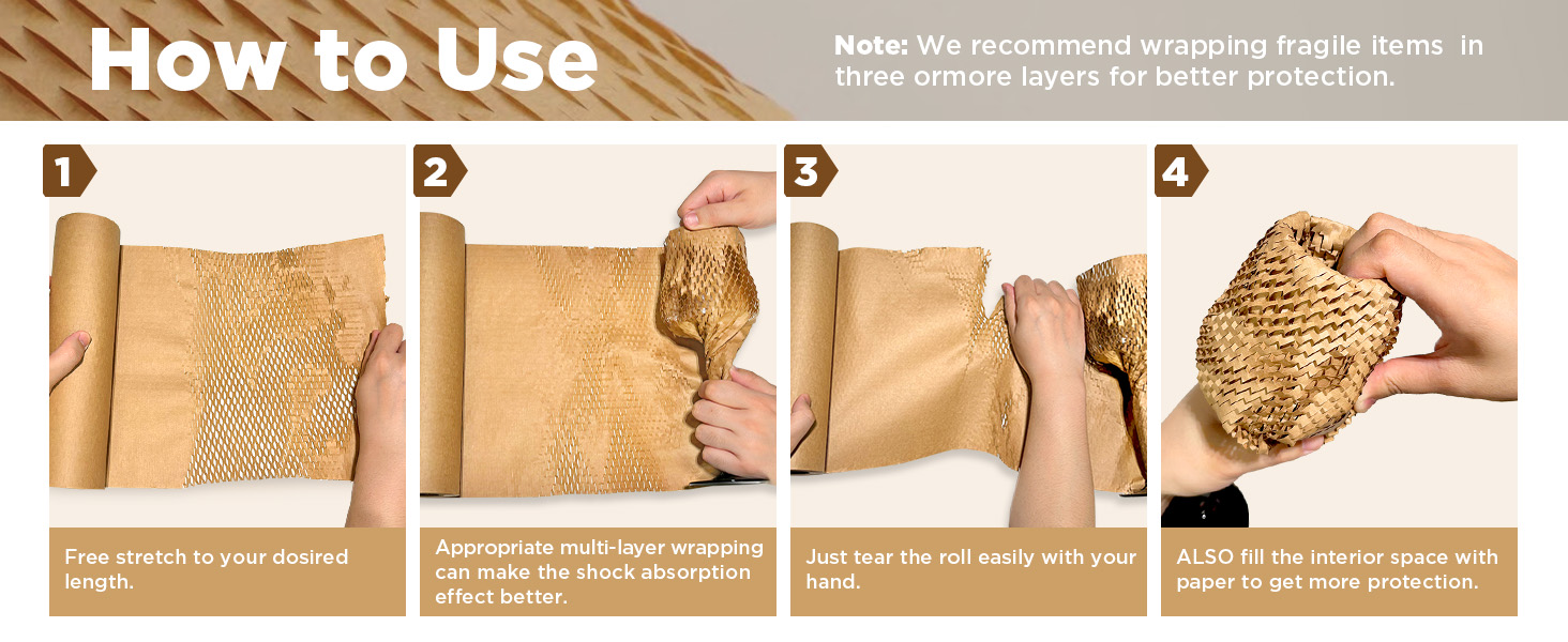 honeycomb packing paper
