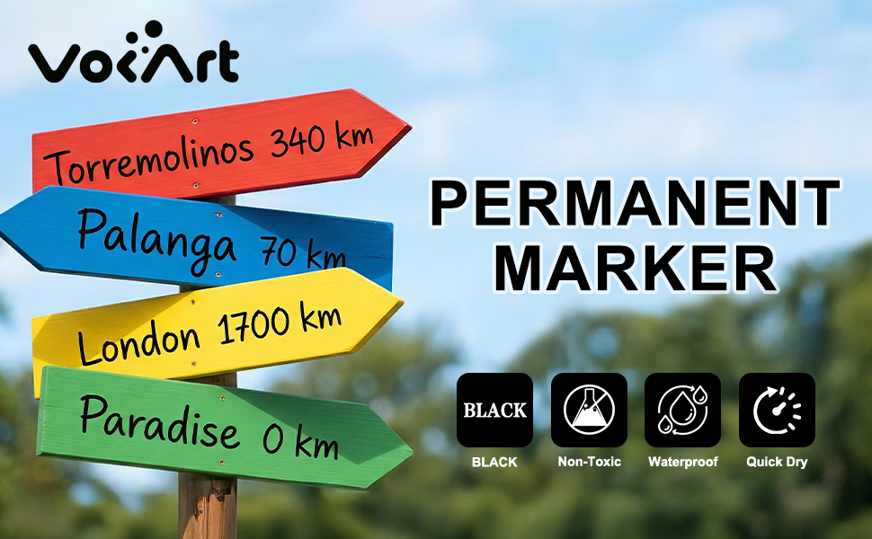 VOKART Permanent MARKERS