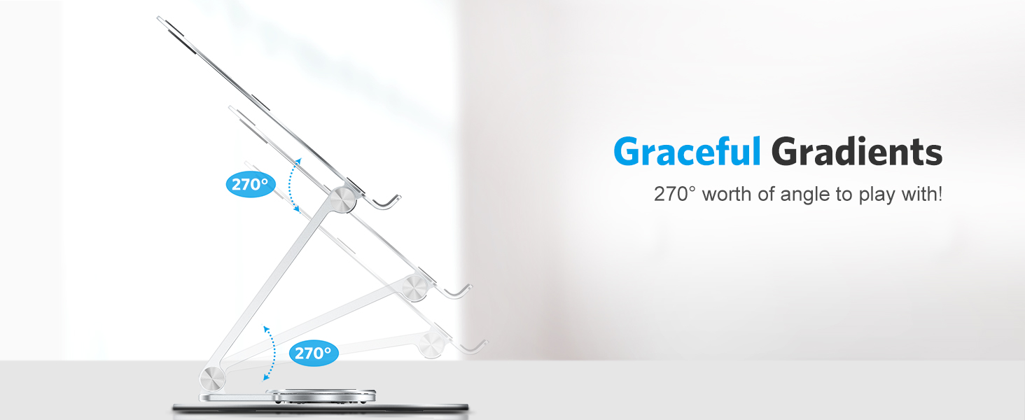 360 Adjustable laptop stand