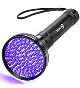 Escolite UV Flashlight Black Light, 100 LED 395 nM Ultraviolet Flashlights UV Blacklight Detector...