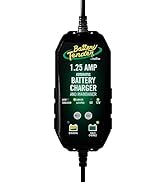 Battery Tender 6V/12V, 1.25 AMP Lead Acid &amp; Lithium Selectable Battery Charger