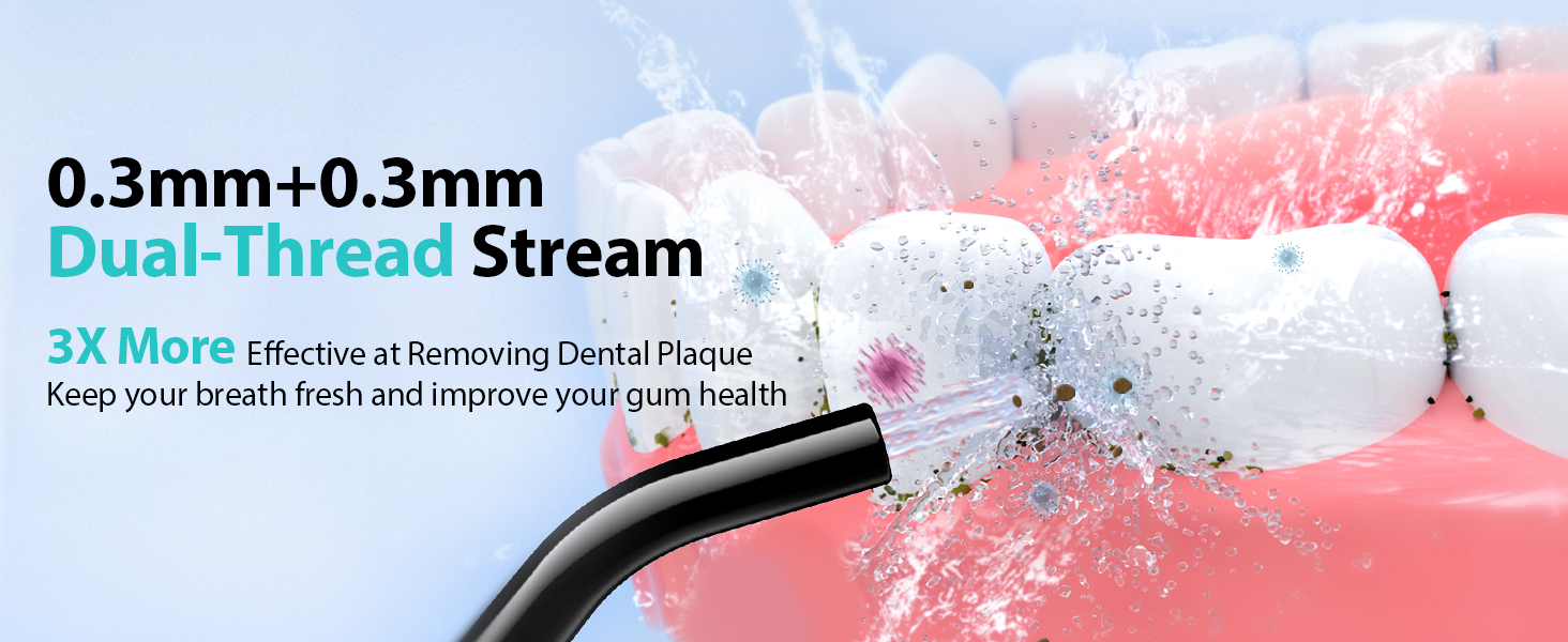 Water Dental flosser pick